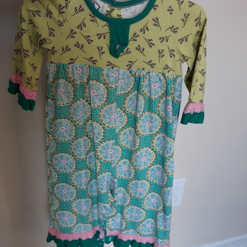 Flit and flitter romper.